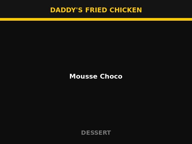 Mousse Choco